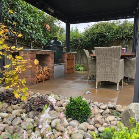 A Garden for Entertainment, Dining & Relaxing 